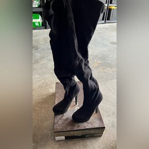 Over the knee boots.